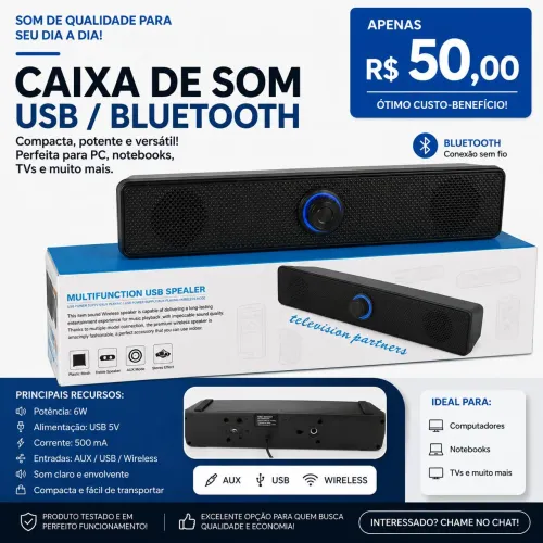 CX SOM PARA TV E PC