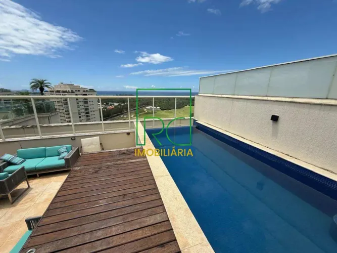 Cobertura para alugar, no Condomínio Riserva Uno em Rio de Janeiro, Barra da Tijuca, com 4