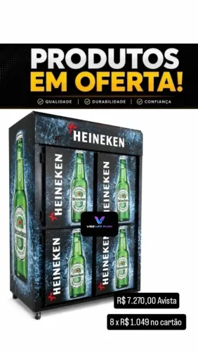 CERVEJEIRA 4 PORTAS CEGA DIRETO DA FÁBRICA