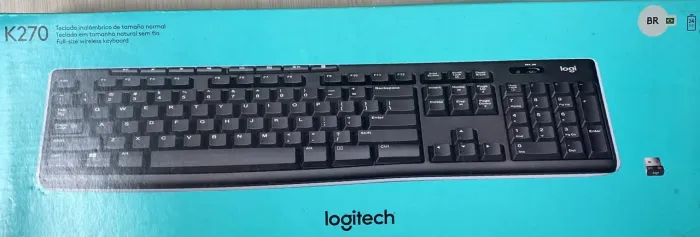 Teclado sem fio Logitech K270
