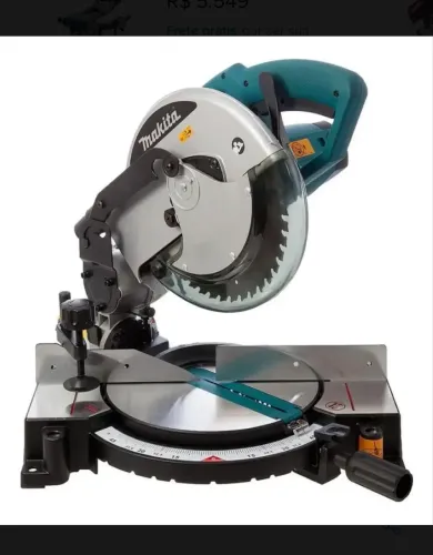 Serra De Esquadria 255mm 1500w 127v Makita Mls100 10 Pol. 127v