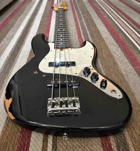 Contrabaixo Fender American Jazz Bass Rw Black