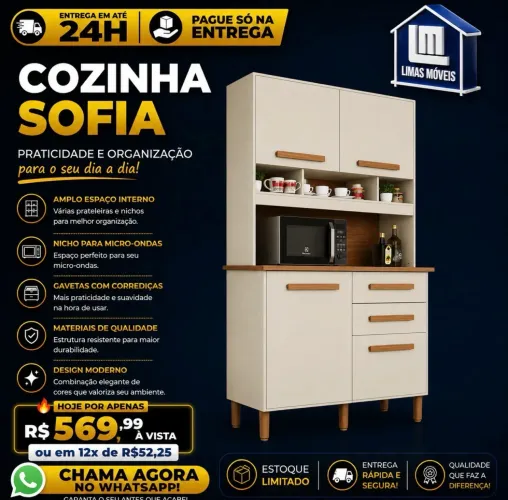 Armários de cozinha direto da fábrica com pagamento na entrega ?