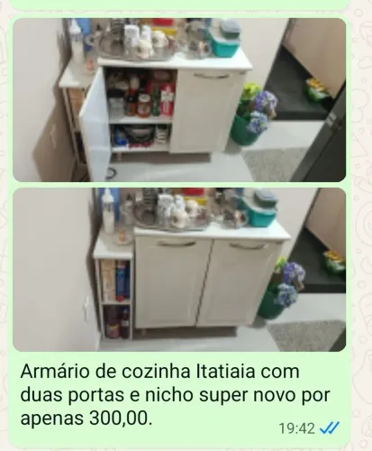 Armário de Cozinha Itatiaia super novo!