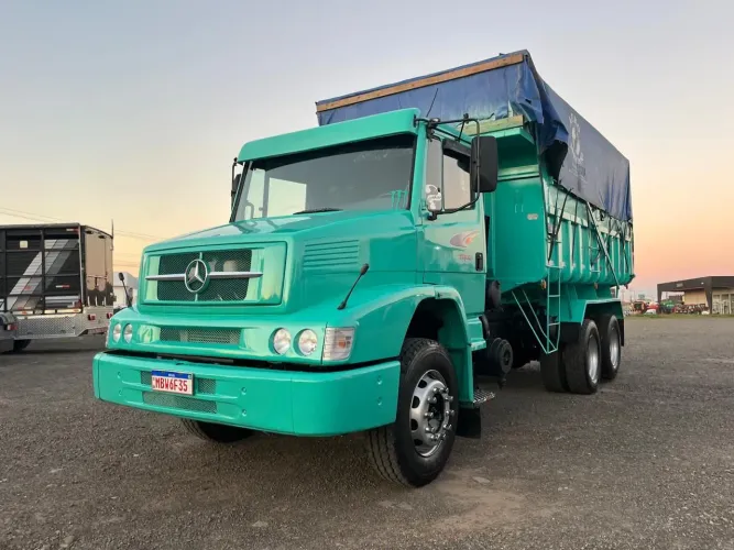 Mercedes 1620 caçamba truk ano 2003 capa de revista