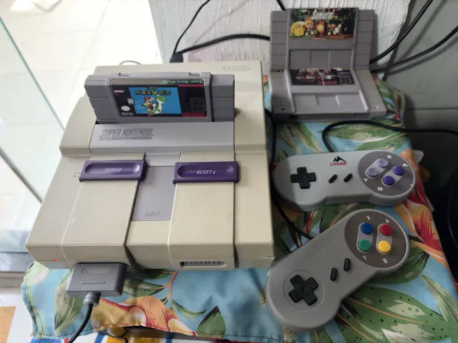 Super Nintendo + Jogos