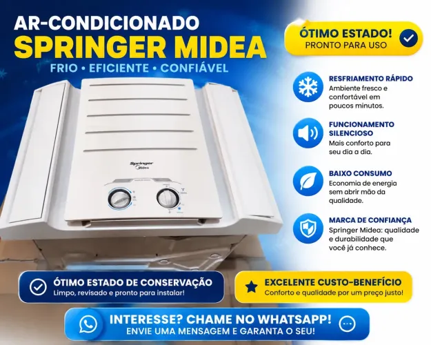 AR-CONDICIONADO SPRINGER MIDEA