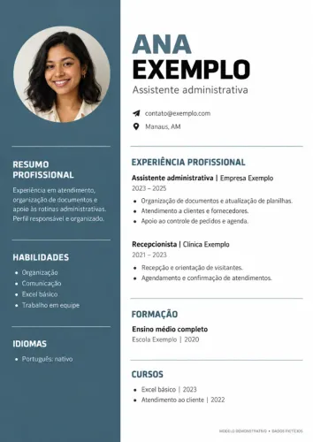 Currículo Personalizado + Carta de Apresentação