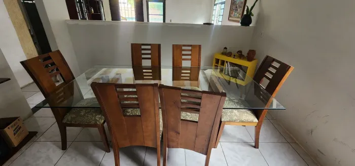 Mesa jantar 6 cadeiras
