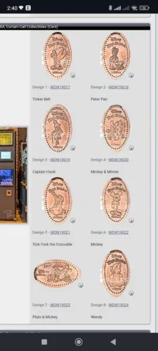 Moedas Disney #3 