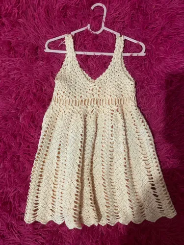 Vestido crochê