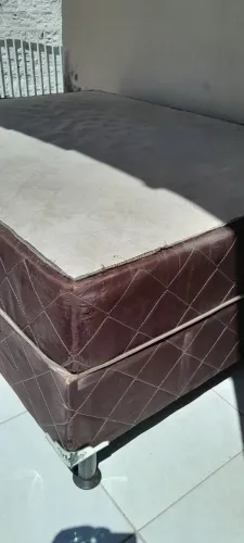 Cama box casal super confortável acoplada