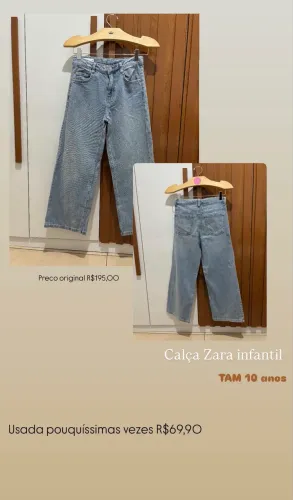 Calça Zara infantil