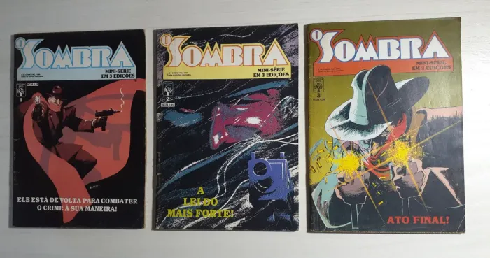 HQ GIBIS O SOMBRA FORMATINHO ED ABRIL MINISSERIE 3 VOLUMES
