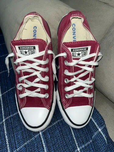 Converse All Star Original Bordô Cano Baixo - Pouco Usado