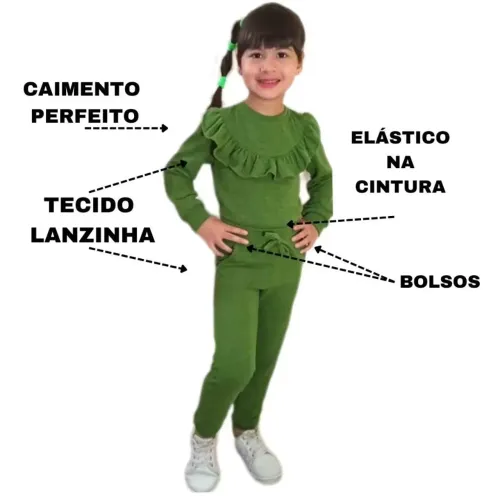 Conjunto de Frio Tecido Lanzinha