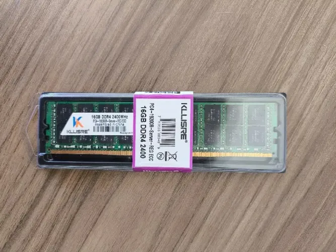 Memória Ram Kllisre 16gb Ddr4 2400mhz Ecc Reg Para Servidor