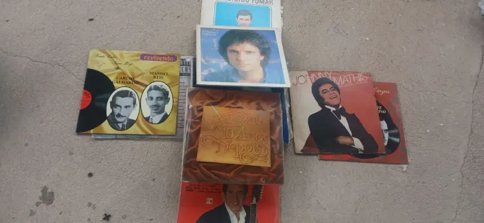 Discos de vinil antigos