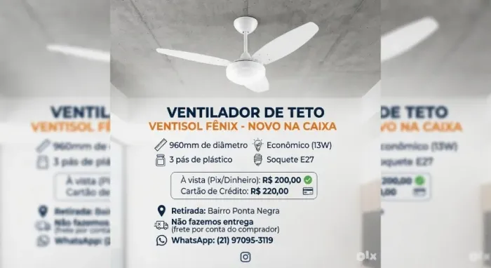 Ventilador de Teto