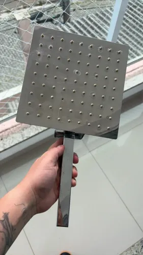 Ducha Quadrada Slim 20x20 inox 