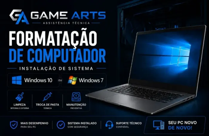 Formatação e instalação de windows10, windows7