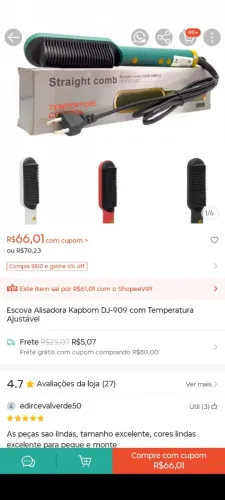Escova de cabelo,