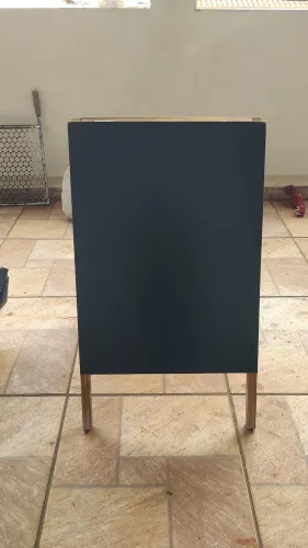 Cavalete de tabela de preço
