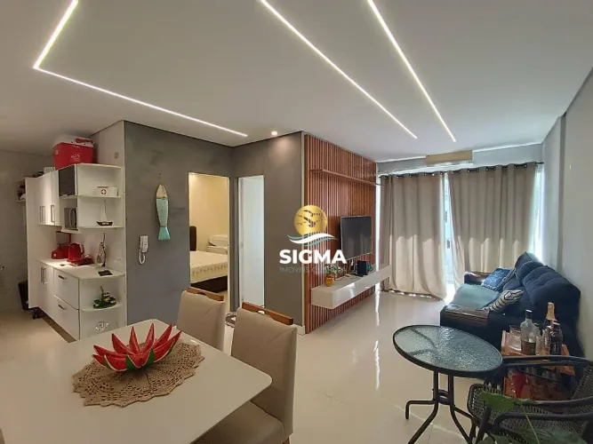 Apartamento com 1 dormitório para alugar, 61 m² por R$ 2.700,00/mês - Enseada - Guarujá/SP