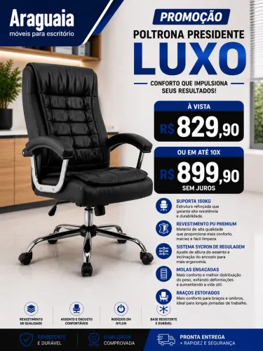 Poltrona Presidente luxo