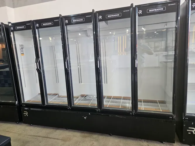 geladeira expositora 5 portas para frios e bebidas - a pronta entrega 