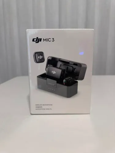 DJI Microfone 3 (2 TX + 1 RX + box de carregamento)