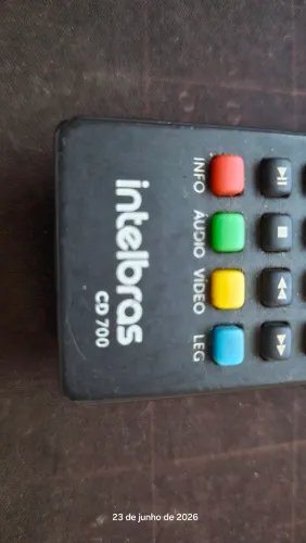 Controle Remoto do Mini Conversor Digital Intelbras CD 700