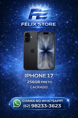 Apple IPhone 17 256GB preto lacrado