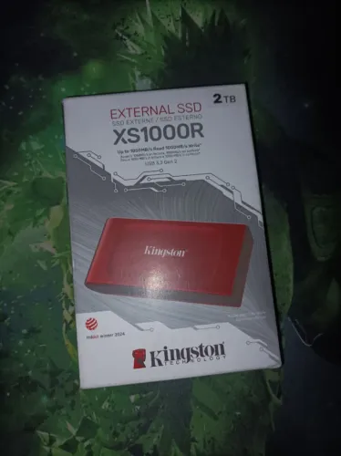 (12x cartão) Ssd externo Kingston Xs1000r 2tb