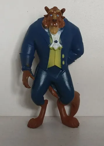 BONECO MINIATURA FERA THE BEAST A BELA E A FERA ORIGINAL DISNEY