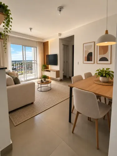 Apartamento para venda possui 46 metros quadrados com 2 quartos