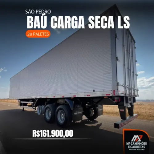 BAÚ SÃO PEDRO CARGA SECA LS 28 PALETES