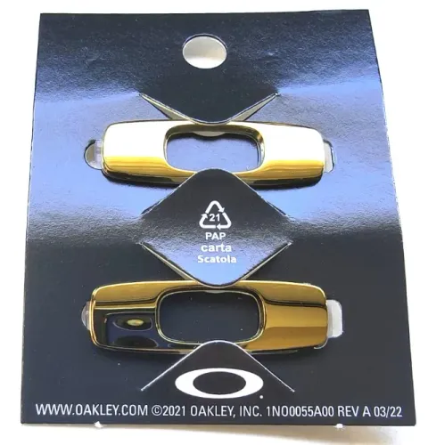 Íones icons de reposição óculos oakley batwolf polished gold dourado original