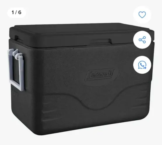 Caixa Térmica Coleman Personal All Black (Nova)