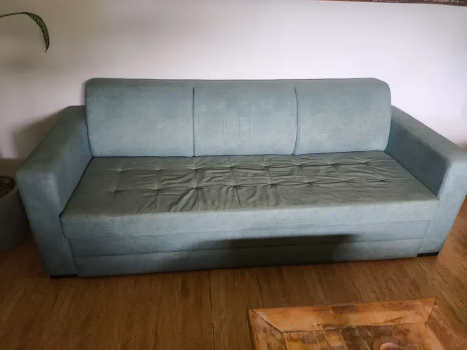 Sofá cama azul
