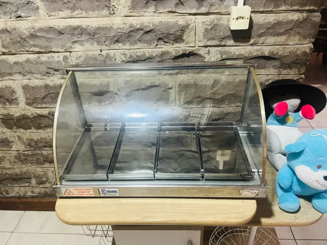 Estufa pra salgados 400      Crepeira profissional 550