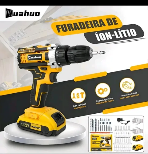 Parafusadeira/Furadeira elétrica sem fio