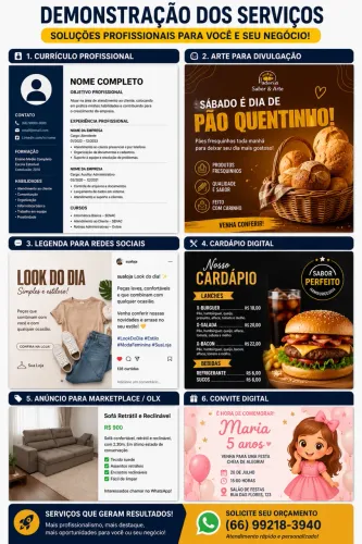 Faço Currículo Profissional para Emprego | Entrega Rápida