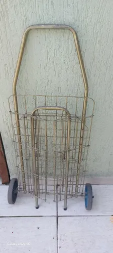 Carrinho de feira dobrável