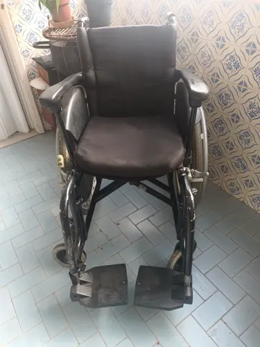 Cadeira de rodas agile pés removíveis e desmontáveis