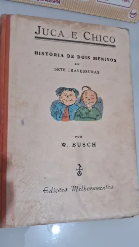Raro livro infantil década de 50 História de dois Meninos