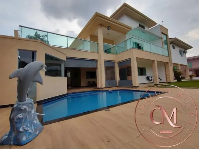 Condomínio Green Ville 2 - Casa com 5 suítes, banheira, sauna, piscina. (porteira fechada)