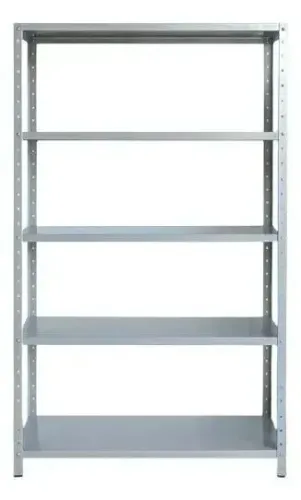 Estante de Aço 5 Prateleiras 30Cm Cinza 198x92x30Cm