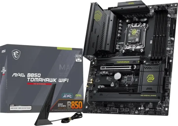 Placa Mãe MSI MAG B850 Tomahawk WiFi AM5 DDR5 Nova