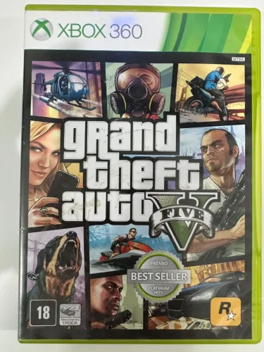GTA V Xbox 360 Mídia Física